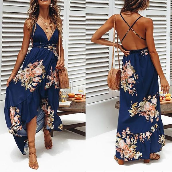 casual dresses women 2021 v-neck floral print summer maxi boho dress women's vintage beach vacation backless long vestido, Black;gray
casual dresses women 2021 v-neck floral print summer maxi boho dress women's vintage beach vacation backless long vestido, Black;gray