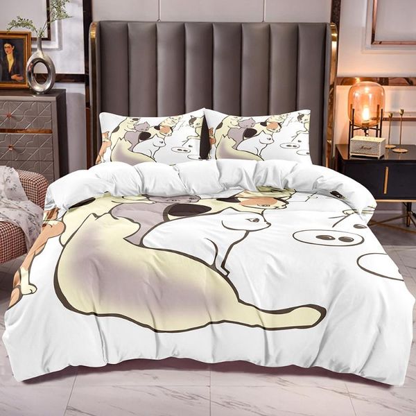 bedding sets cartoon cats print duvet cover for kids white comforter with teens quilt zipper closure
bedding sets cartoon cats print duvet cover for kids white comforter with teens quilt zipper closure