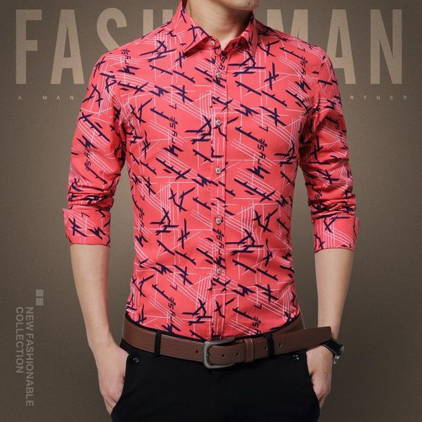 nice style casual shirts men cool design print formal suit shirt fitness quality autumn spring camisa masculina men's dress, White;black
nice style casual shirts men cool design print formal suit shirt fitness quality autumn spring camisa masculina men's dress, White;black