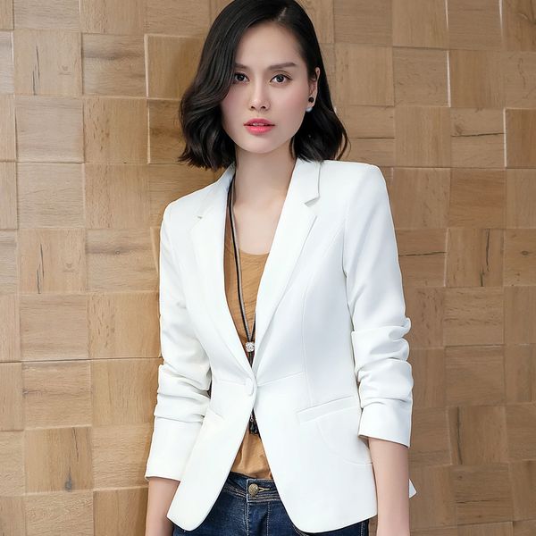 exquisite high-end suit blazer women's coat 2021 spring and autumn korean fashion temperament short slim, White;black
exquisite high-end suit blazer women's coat 2021 spring and autumn korean fashion temperament short slim, White;black