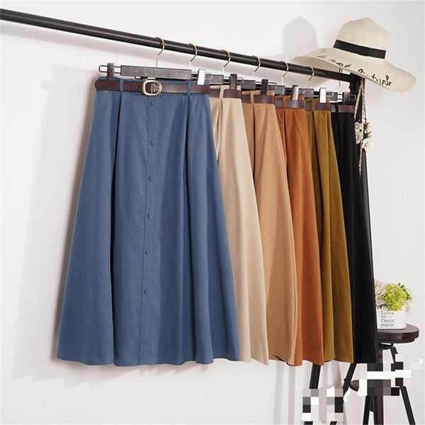 10 colors available arrival single breasted suede leather skirt saias longas casuais with belt 210527, Black
10 colors available arrival single breasted suede leather skirt saias longas casuais with belt 210527, Black