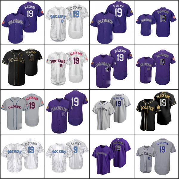 corolado rockies men 19 charlie blackmon women youthjerseys, Black;red