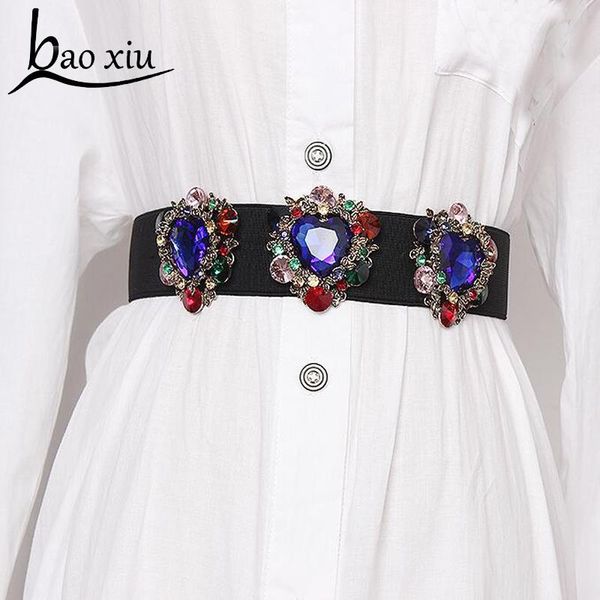 belts 2021 pants crystal waistband belt metal buckle punk trendy women elastic ladies fashion leather wide jeans dress straps, Black;brown
belts 2021 pants crystal waistband belt metal buckle punk trendy women elastic ladies fashion leather wide jeans dress straps, Black;brown