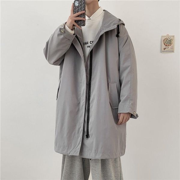men's trench coats autumn hooded coat fashion black gray casual long men korean loose windbreaker jacket mens overcoat -5xl, Tan;black
men's trench coats autumn hooded coat fashion black gray casual long men korean loose windbreaker jacket mens overcoat -5xl, Tan;black