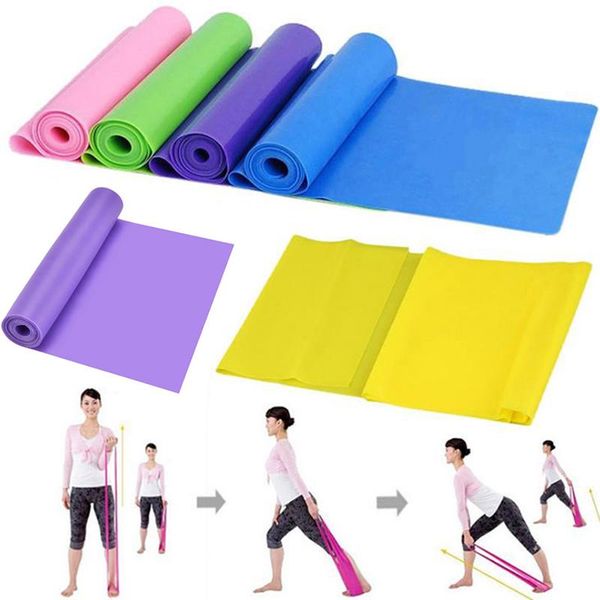 pull rope strength training gym yoga crossfit elastic resistance bands expander stretch exercise rubber band fitness equipment