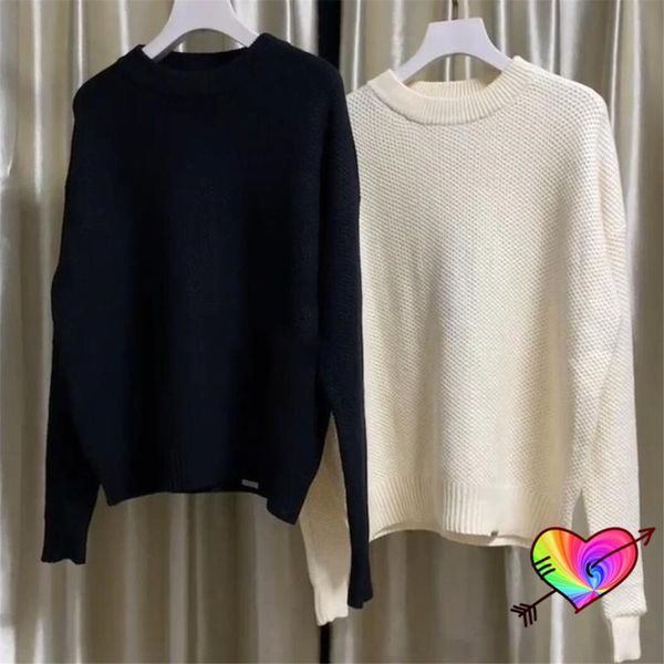 men's sweaters solid represent sweater 2021fw men women 1:1 vintage cotton knitting pullovers oversize, White;black
men's sweaters solid represent sweater 2021fw men women 1:1 vintage cotton knitting pullovers oversize, White;black