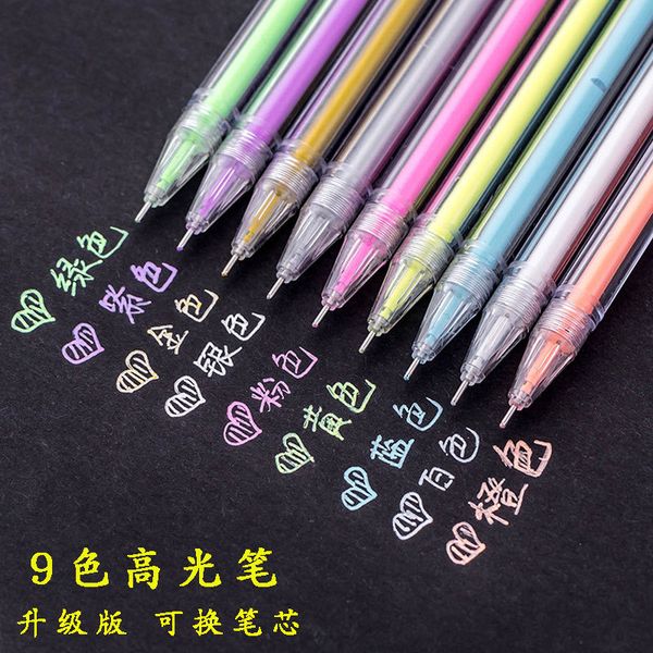 pen high light color hand account diy black card p album color graffiti student prize painting neutral stationery
pen high light color hand account diy black card p album color graffiti student prize painting neutral stationery