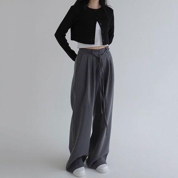 high waist wide long womens capri summer drawstring loose trousers streetwear midweight korean style casual plus size pantolon bayan, Black;white
high waist wide long womens capri summer drawstring loose trousers streetwear midweight korean style casual plus size pantolon bayan, Black;white