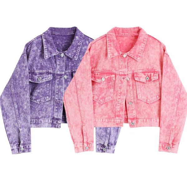 women's jackets denim basic jacket short 2021 spring autumn loose outerwear streetwear coat chaqueta mujer cowboy harajuku, Black;brown
women's jackets denim basic jacket short 2021 spring autumn loose outerwear streetwear coat chaqueta mujer cowboy harajuku, Black;brown