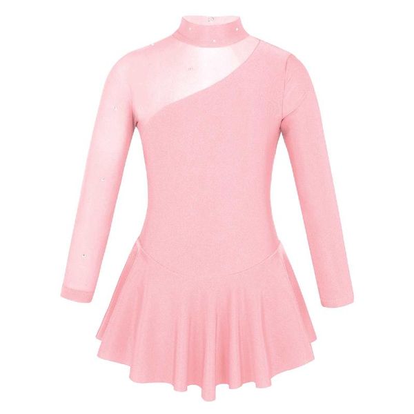 stage wear kid girls ballet dress long sleeves leotard tulle tutu for figure ice skating roller performance dancewear, Black;red
stage wear kid girls ballet dress long sleeves leotard tulle tutu for figure ice skating roller performance dancewear, Black;red