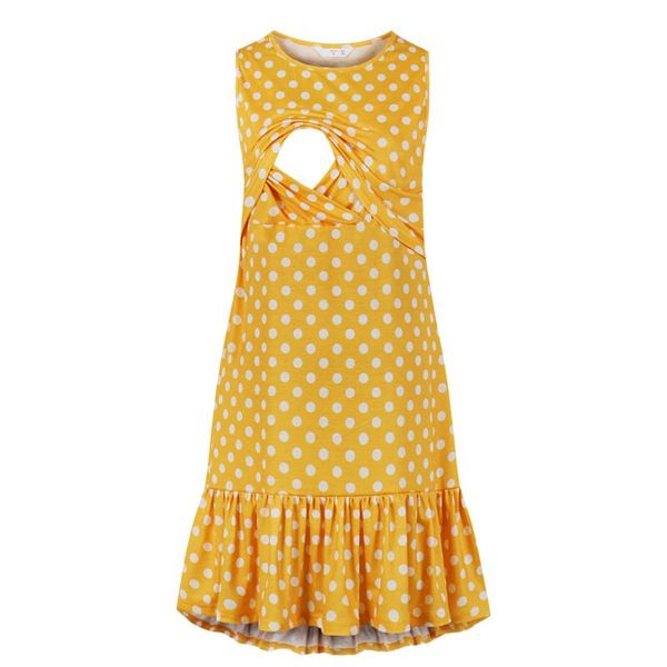 maternity dresses 2021 pregnant women clothes breastfeeding dress ruffle wave point sleeveless pregnancy clothing casual, White
maternity dresses 2021 pregnant women clothes breastfeeding dress ruffle wave point sleeveless pregnancy clothing casual, White