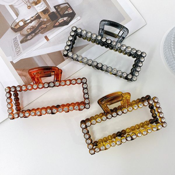 length 9.5 cm square matching row crystal hair clamps korea women large geometric plastic ponytail hairpins female shower wash scrunchies ha, Slivery;golden
length 9.5 cm square matching row crystal hair clamps korea women large geometric plastic ponytail hairpins female shower wash scrunchies ha, Slivery;golden