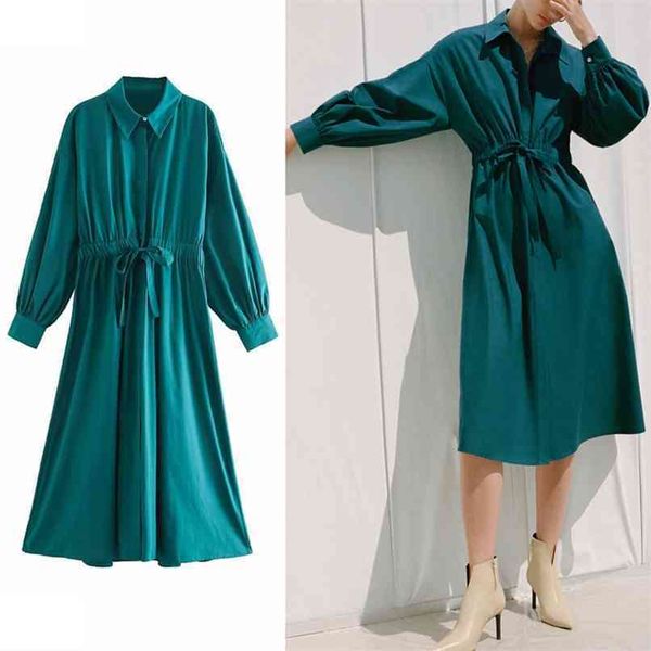 oversized shirt dress women midi autumn lapel collar long sleeve elastic waistband woman elegant es 210524, Black;gray
oversized shirt dress women midi autumn lapel collar long sleeve elastic waistband woman elegant es 210524, Black;gray