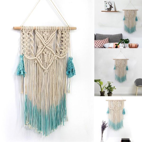 tapestries 68*45cm handmade macrame wall hanging woven art tapestry boho textile chic geometric bohemian living room home decor
tapestries 68*45cm handmade macrame wall hanging woven art tapestry boho textile chic geometric bohemian living room home decor