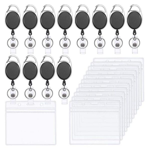 card holders 1pcs women men badge holder plastic vertical cards with lanyard retractable key id pvc, Brown;gray
card holders 1pcs women men badge holder plastic vertical cards with lanyard retractable key id pvc, Brown;gray
