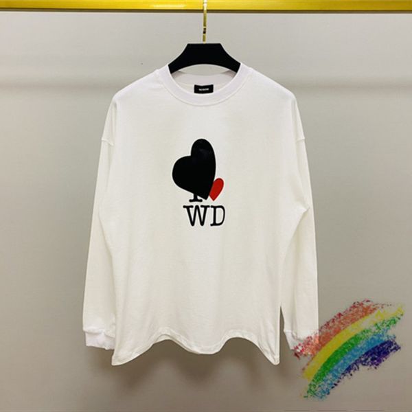 men's t-shirts long sleeve we11done 2021ss male female shir 1:1 high qualiy t-shir love soon ops, White;black
men's t-shirts long sleeve we11done 2021ss male female shir 1:1 high qualiy t-shir love soon ops, White;black