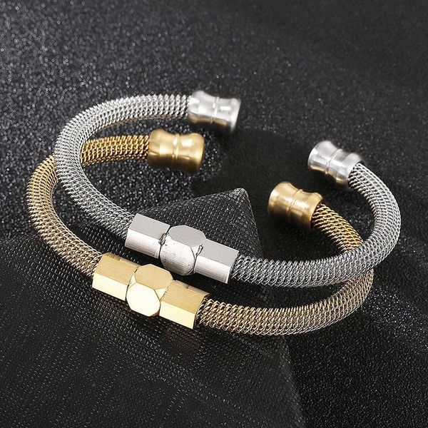 bangle gold/ silver/ black stainless steel women men twisted cable open 6*71mm fashion gifts
bangle gold/ silver/ black stainless steel women men twisted cable open 6*71mm fashion gifts