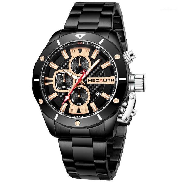 men watches fashion brand stainless steel black quartz watch sports waterproof big face auto date clock man 8223 wristwatches, Slivery;brown
men watches fashion brand stainless steel black quartz watch sports waterproof big face auto date clock man 8223 wristwatches, Slivery;brown