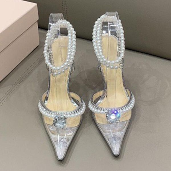 dress shoes luxury pearl crystal sandals high heels summer famous design point toe women elegant party female sandal, Black
dress shoes luxury pearl crystal sandals high heels summer famous design point toe women elegant party female sandal, Black