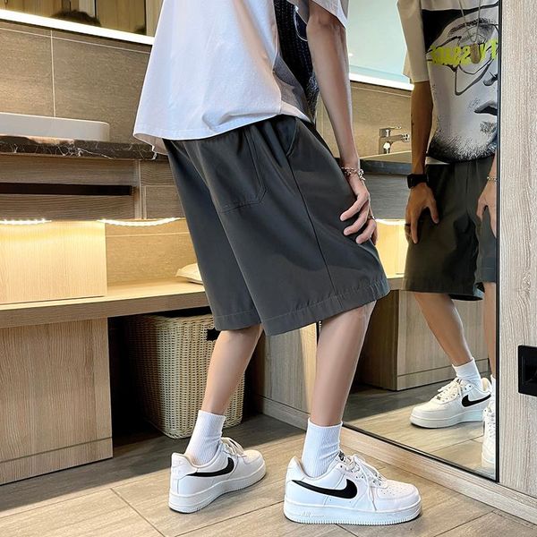 men's shorts 2021 casual sports summer thin trendy five leggings ice silk outer wear large underpants loose beach pants, White;black
men's shorts 2021 casual sports summer thin trendy five leggings ice silk outer wear large underpants loose beach pants, White;black