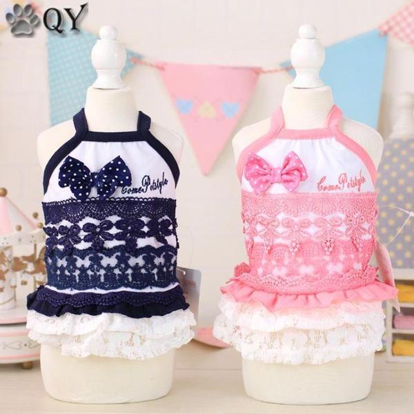 lace bow decoration cute dog dress pet products summer spring 100% cotton clothing for dogs puppy cat clothes xs-xl costumes
lace bow decoration cute dog dress pet products summer spring 100% cotton clothing for dogs puppy cat clothes xs-xl costumes