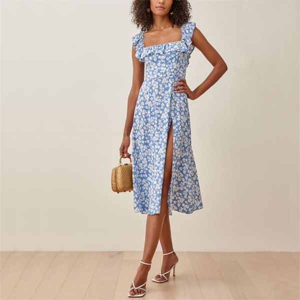 summer women's casual flower printed square neck ruffled slim sling dress 210430, Black;gray
summer women's casual flower printed square neck ruffled slim sling dress 210430, Black;gray