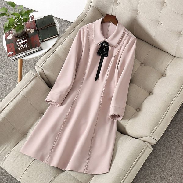 two piece dress europe fashion runway spring clothes long sleeve peter pan collar sweet bowknot dress elegant robe femme casual uaq5, White
two piece dress europe fashion runway spring clothes long sleeve peter pan collar sweet bowknot dress elegant robe femme casual uaq5, White