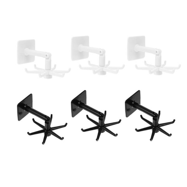 hangers & racks 6pcs convenient rotating storage hooks home kitchen sundries organizer
hangers & racks 6pcs convenient rotating storage hooks home kitchen sundries organizer
