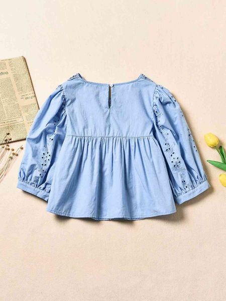 blue women's blouses shirts summer style european and american pure color hollow embroidery lantern loose sleeve, White
blue women's blouses shirts summer style european and american pure color hollow embroidery lantern loose sleeve, White