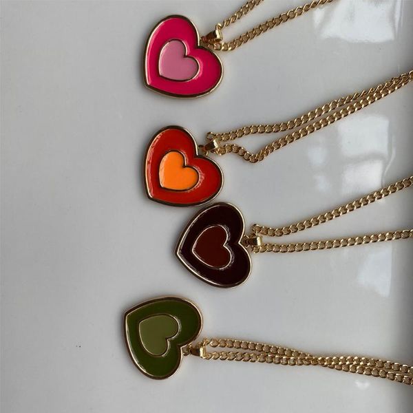 pendant necklaces lovers trend jewelry double love heart-shaped warm lover color matching necklace anniversary accessories, Silver
pendant necklaces lovers trend jewelry double love heart-shaped warm lover color matching necklace anniversary accessories, Silver