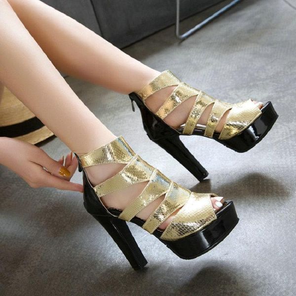 sianie tianie hallow peep toe platform high heels ladies pumps club shoes big size 34-50 women's gladiator sandals, Black
sianie tianie hallow peep toe platform high heels ladies pumps club shoes big size 34-50 women's gladiator sandals, Black