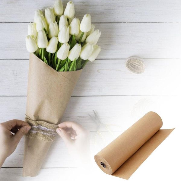gift wrap yaminsannio 30 meters brown kraft wrapping paper roll for wedding birthday party parcel packing art craft material
gift wrap yaminsannio 30 meters brown kraft wrapping paper roll for wedding birthday party parcel packing art craft material