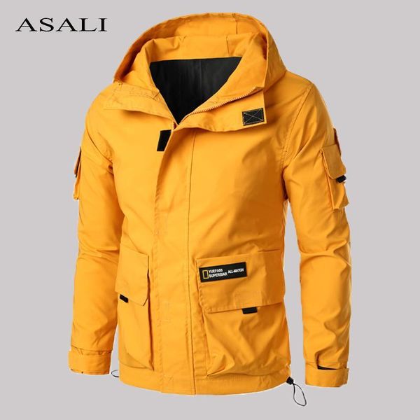 men's jackets mulit-pocket men cargo autumn hooded zipper coat outdoor overcoats male casual hoodies sportswear sx51, Black;brown
men's jackets mulit-pocket men cargo autumn hooded zipper coat outdoor overcoats male casual hoodies sportswear sx51, Black;brown