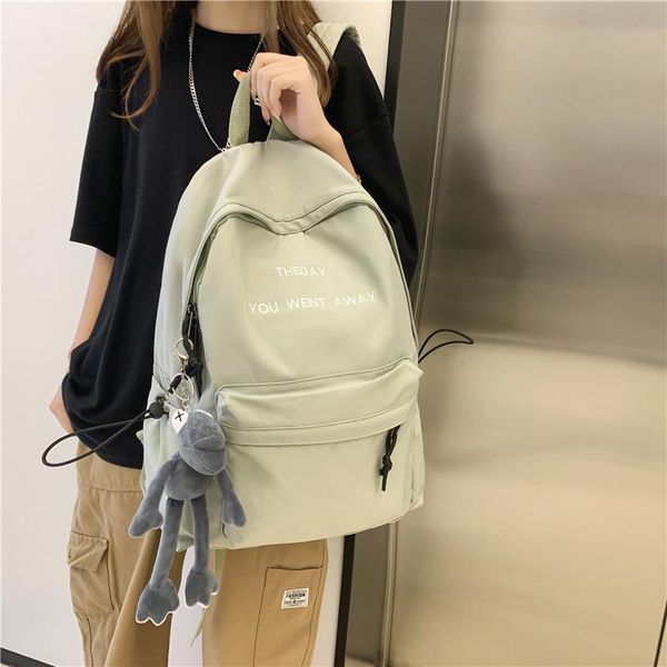 school bags women's backpack student college bag large capacity travel multi-pocket nylon smooth zipper outdoor storage
school bags women's backpack student college bag large capacity travel multi-pocket nylon smooth zipper outdoor storage