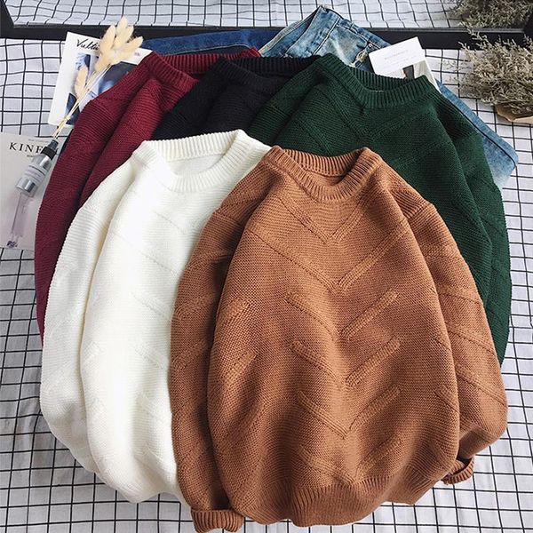 men's sweaters legible autumn winter sweater men casual loose knitted pullover male o neck long sleeve men's, White;black
men's sweaters legible autumn winter sweater men casual loose knitted pullover male o neck long sleeve men's, White;black