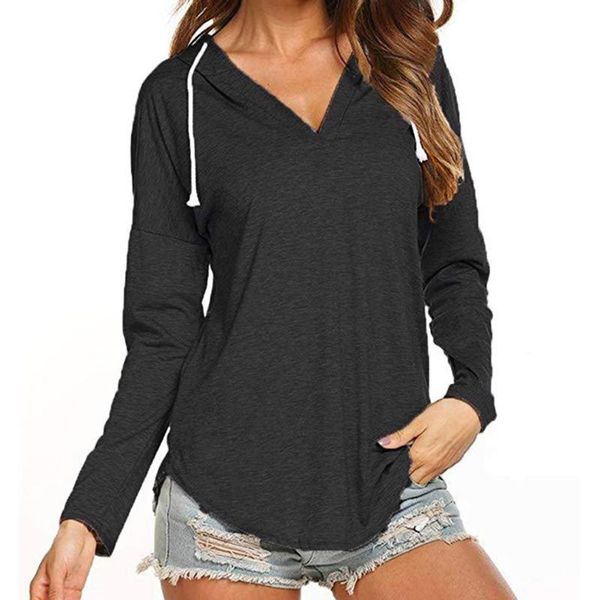 women's t-shirt t shirts casual solid color v-neck sports women 2021 harajuku loose long-sleeved camisetas de mujer, White
women's t-shirt t shirts casual solid color v-neck sports women 2021 harajuku loose long-sleeved camisetas de mujer, White