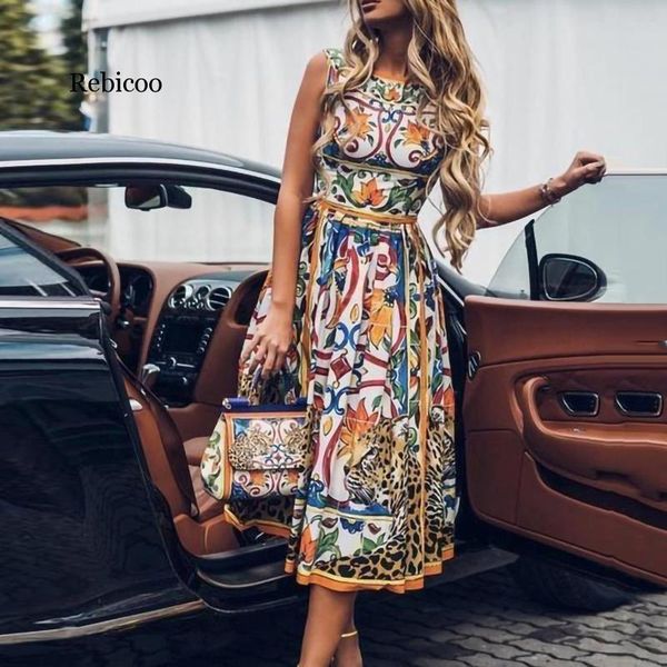 casual dresses plus size print floral for women summer 2021 sleeveless o neck midi dress vintage elegant party femme robe, Black;gray
casual dresses plus size print floral for women summer 2021 sleeveless o neck midi dress vintage elegant party femme robe, Black;gray