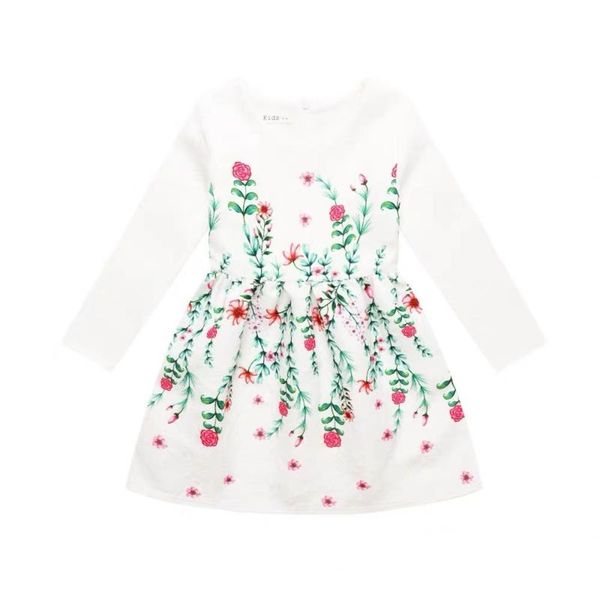 girl's dresses girls dress autumn beautiful flower print children's long sleeve spring european and american k1, Red;yellow
girl's dresses girls dress autumn beautiful flower print children's long sleeve spring european and american k1, Red;yellow