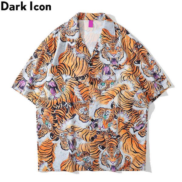 tiger full printed hawaiian shirt men summer turn-down collar street men's shirts short sleeve man blouse 210603, White;black
tiger full printed hawaiian shirt men summer turn-down collar street men's shirts short sleeve man blouse 210603, White;black