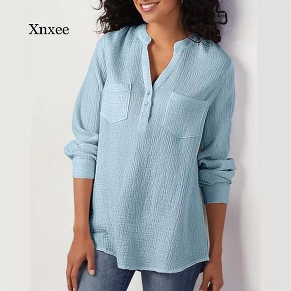 women's blouses & shirts autunm long sleeve blouse fashion women solid casual stand collar blusas mujer de moda clothing, White
women's blouses & shirts autunm long sleeve blouse fashion women solid casual stand collar blusas mujer de moda clothing, White
