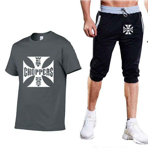 men's tracksuits 2021 summer men t-shirts rock music west choppers printed short sleeve t-shirt+shorts suit 2pcs, Gray
men's tracksuits 2021 summer men t-shirts rock music west choppers printed short sleeve t-shirt+shorts suit 2pcs, Gray