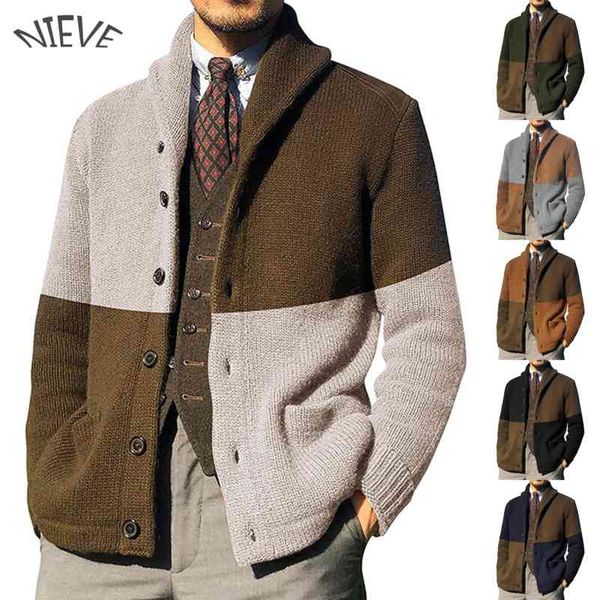 men thick sweater plaid high-quality shawl collar lapel cardigan casual autumn winter et gersey hombre, Black;white
men thick sweater plaid high-quality shawl collar lapel cardigan casual autumn winter et gersey hombre, Black;white
