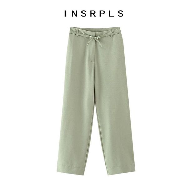 women fashion with drawstring tied straight pants vintage high waist side pockets female ankle trousers mujer women's & capris, Black;white
women fashion with drawstring tied straight pants vintage high waist side pockets female ankle trousers mujer women's & capris, Black;white