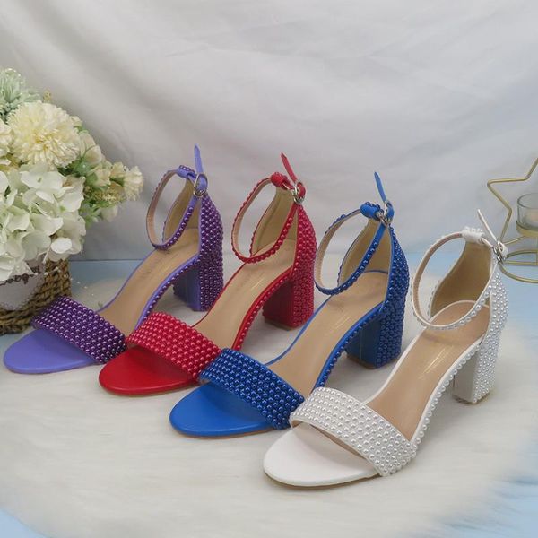 dress shoes summer bridal crystal wedding fashion sandals woman high heel pearl party thick ankle strap, Black
dress shoes summer bridal crystal wedding fashion sandals woman high heel pearl party thick ankle strap, Black