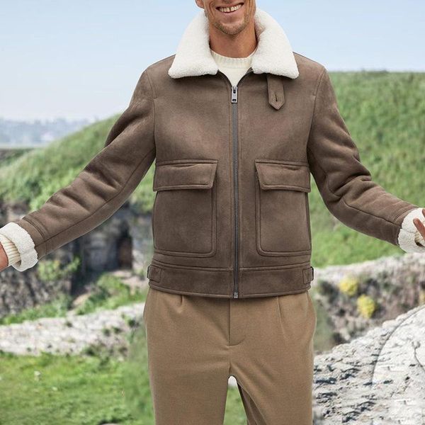 men's jackets men fashion warm coat cardigan casual solid color plush fleece thicked jacket winter wear cold-proof overcoat wool outwea, Black;brown
men's jackets men fashion warm coat cardigan casual solid color plush fleece thicked jacket winter wear cold-proof overcoat wool outwea, Black;brown