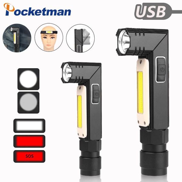 ultra bright waterproof cob light usb rechargeable torch tail magnet work 90 degrees rotate flashlights torches
ultra bright waterproof cob light usb rechargeable torch tail magnet work 90 degrees rotate flashlights torches