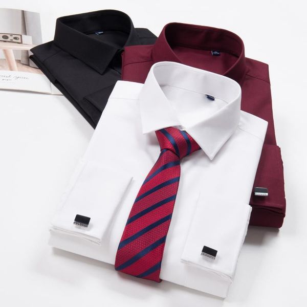 men's dress shirts extral large size bamboo fiber french cuff long sleeve shirt male oversized formal business party wedding tuxedo, White;black
men's dress shirts extral large size bamboo fiber french cuff long sleeve shirt male oversized formal business party wedding tuxedo, White;black