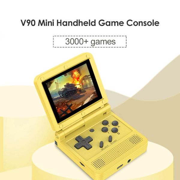 portable game players yellow v90 3.0 inch ips lcd retro flip handheld console rechargeable pocket mini video player
portable game players yellow v90 3.0 inch ips lcd retro flip handheld console rechargeable pocket mini video player