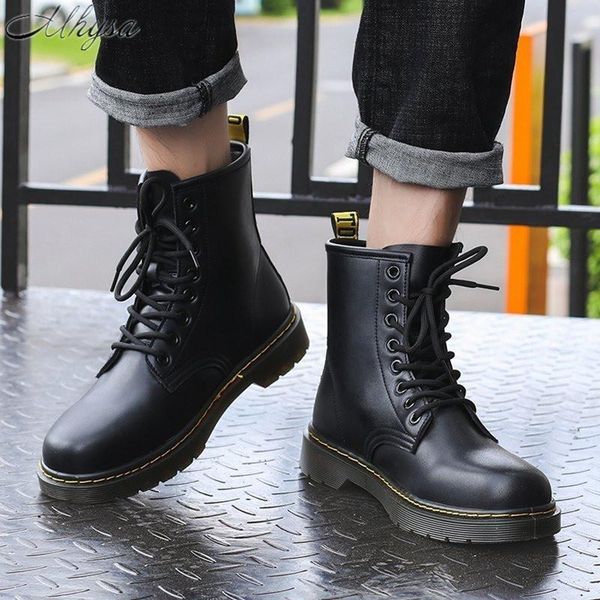 boots 2021 autumn winter women thick-soled comfortable short lace-up women's flat-soled middle cut couple shoes, Black
boots 2021 autumn winter women thick-soled comfortable short lace-up women's flat-soled middle cut couple shoes, Black