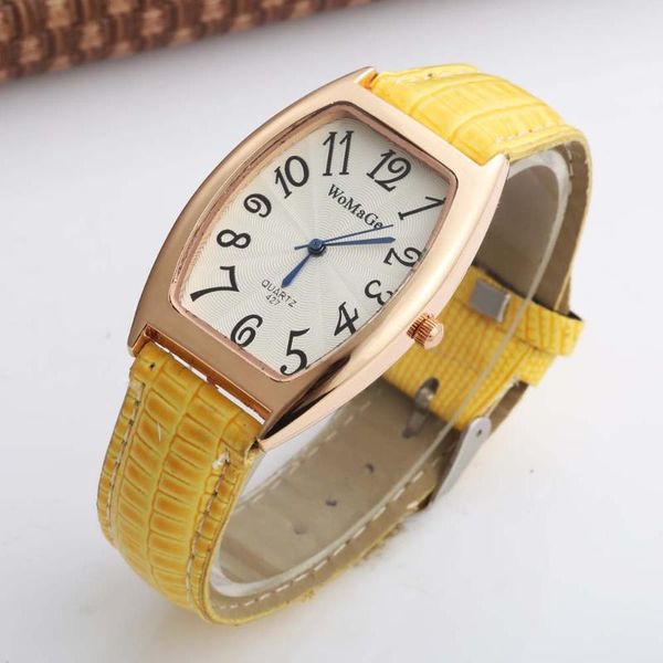 wristwatches womage watches women ladies tonneau case leather band quartz reloje mujer bayan kol saati, Slivery;brown
wristwatches womage watches women ladies tonneau case leather band quartz reloje mujer bayan kol saati, Slivery;brown